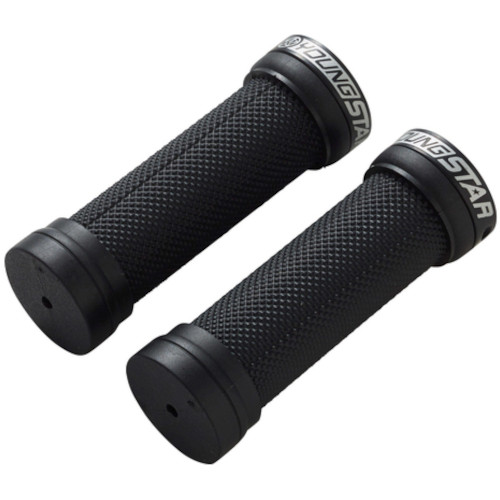 Reverse Components Grip Youngstar Single Lock On 28mm - Black/Black
