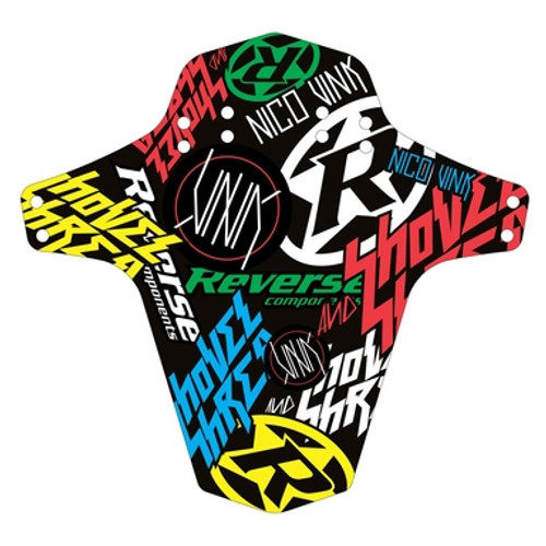 Reverse Components Mudfender - Nico Vink Stickerbomb - Multicolored Reverse Components Mudfender - Nico Vink Stickerbomb - Multicolored