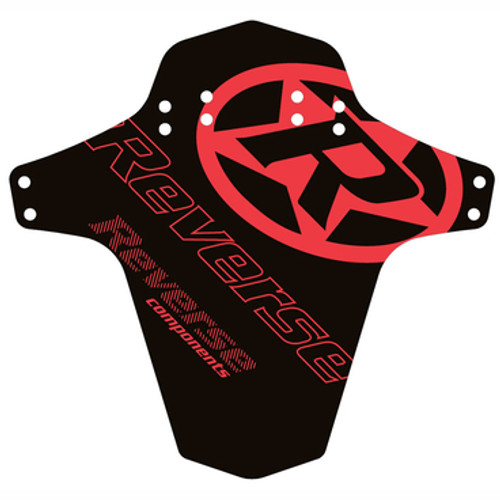 Reverse Components Mudfender - Reverse Components Logo - Black/Red Reverse Components Mudfender - Reverse Components Logo - Black/Red
