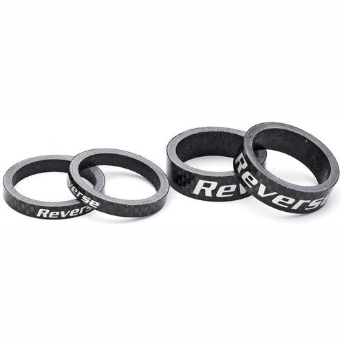 Reverse Components Spacer Set Carbon 1 1/8" - Black Reverse Components Spacer Set Carbon 1 1/8" - Black
