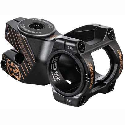 Reverse Components Stem Black ONE  D-2 50mm 31.8 &  35mm