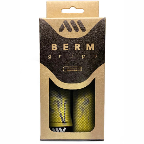 All Mountain Style Berm Grips - Yellow Camo