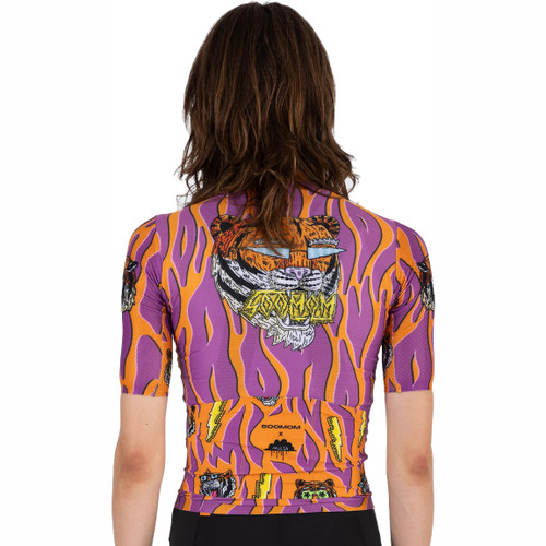 Soomom X Mulga Women's Art Series Jersey - Tiger Storm