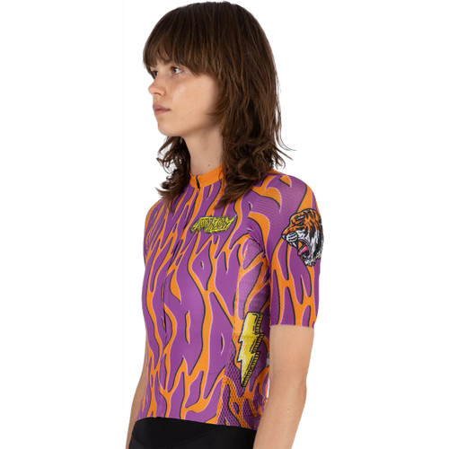 Soomom X Mulga Women's Art Series Jersey - Tiger Storm
