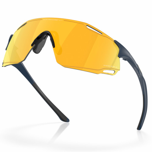 Oakley Cybr Dyno Matte Blue W/ Prizm 24K Lens