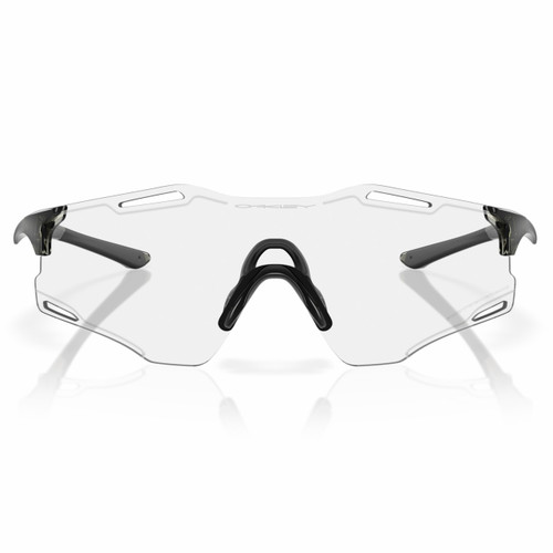 Oakley Cybr Zero Black W/ Clear To Black Iridium Photochromic Lens