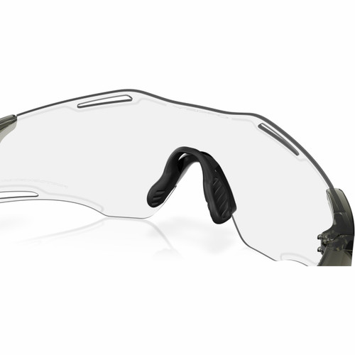 Oakley Cybr Zero Black W/ Clear To Black Iridium Photochromic Lens