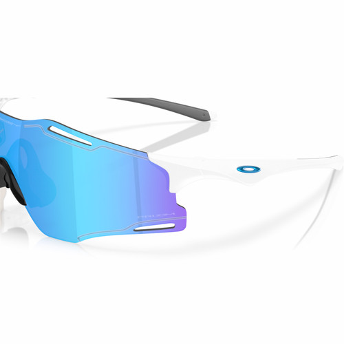 Oakley Cybr Zero White W/ Prizm Sapphire Lens