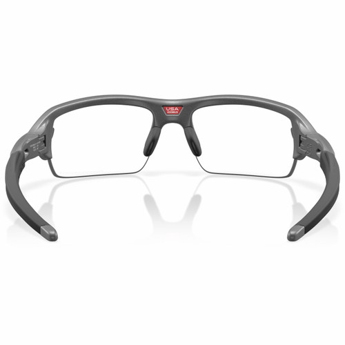 Oakley Flak 2.0 S Steel Grey W/ Clear To Black Iridium Photochromic Lens