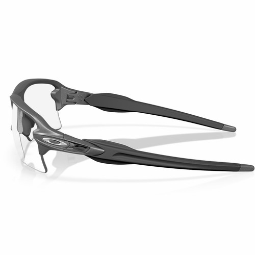 Oakley Flak 2.0 XXL Steal Grey W/ Clear To Black Iridium Photochromic Lens