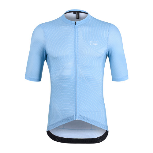 Caffeine and Cranks Cerulean Topo Jersey Mens Caffeine and Cranks Cerulean Topo Jersey Mens