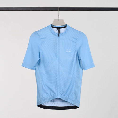 Caffeine and Cranks Cerulean Topo Jersey Mens Caffeine and Cranks Cerulean Topo Jersey Mens