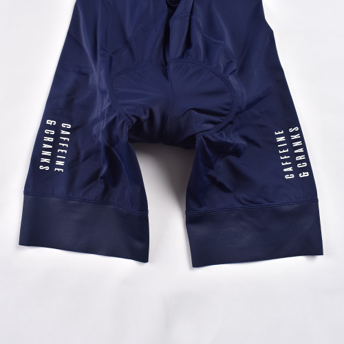 Caffeine and Cranks Core Bib Shorts Navy Mens
