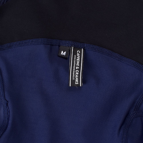 Caffeine and Cranks Core Bib Shorts Navy Mens