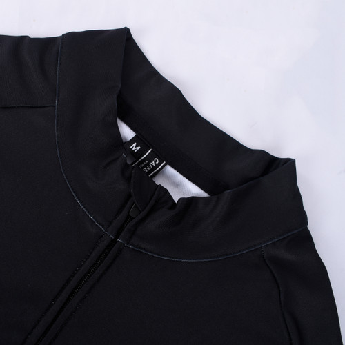 Caffeine and Cranks Core Thermal Jersey Black Mens