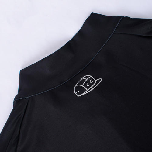 Caffeine and Cranks Core Thermal Jersey Black Mens