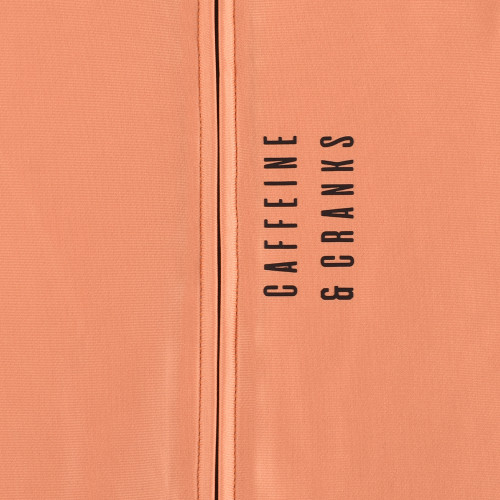 Caffeine and Cranks Core Thermal Jersey Orange Womens