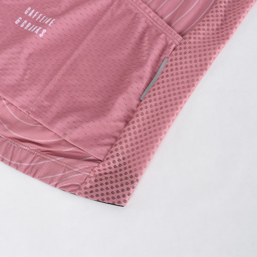 Caffeine and Cranks Garnet Topo Jersey Mens