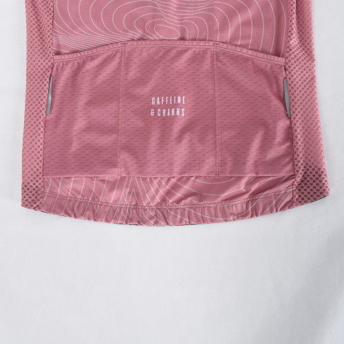 Caffeine and Cranks Garnet Topo Jersey Mens
