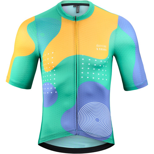 Caffeine and Cranks Memphis Bright Jersey Mens