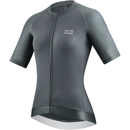 Caffeine and Cranks Pinnacle Jersey Slate Womens