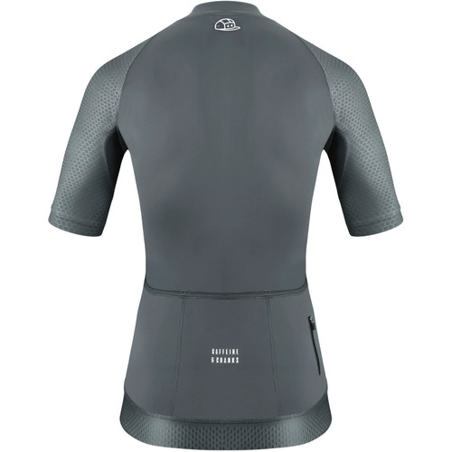 Caffeine and Cranks Pinnacle Jersey Slate Womens