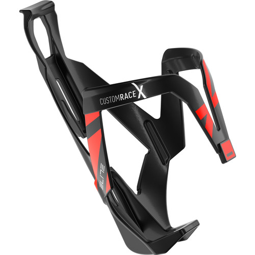 Elite Custom Race X Black Glossy Red Bottle Cage Elite Custom Race X Black Glossy Red Bottle Cage