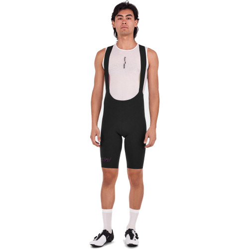Santini Unico Edge Bibshorts Black