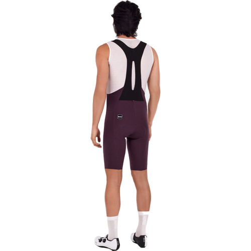 Santini Unico Edge Bibshorts Burgundy