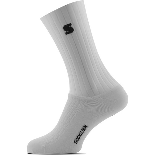Sockeloen Aero Cycling Socks Logo White