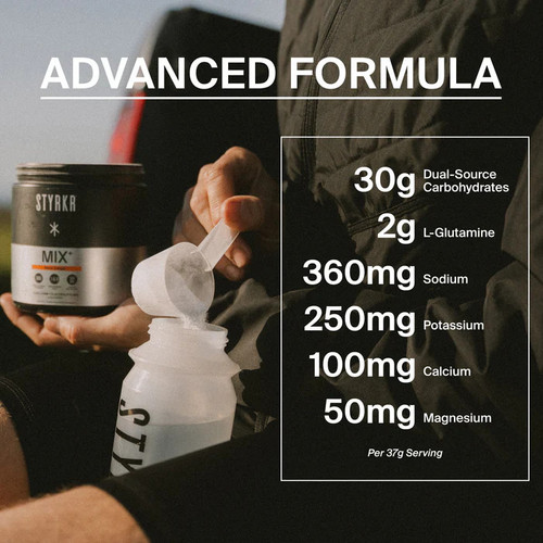 Styrkr Mix+ Lime Mint Dual-Carb & Electrolyte Drink Mix 537g