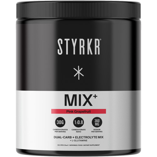 Styrkr Mix+ Pink Grapefruit Energy Drink Mix 555g Styrkr Mix+ Pink Grapefruit Energy Drink Mix 555g