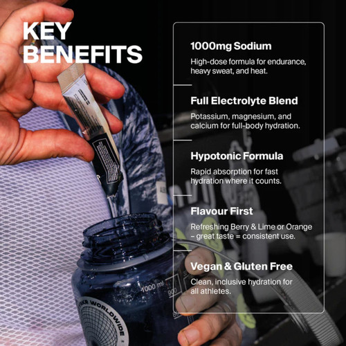 Styrkr SLT+ Orange High Strength Electrolyte Sachet 30 Pack