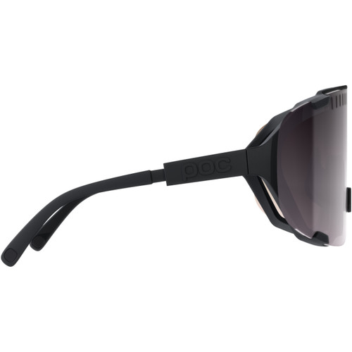 POC Devour Glasses Uranium Black/Clarity Trail/Partly Sunny Silver Lens