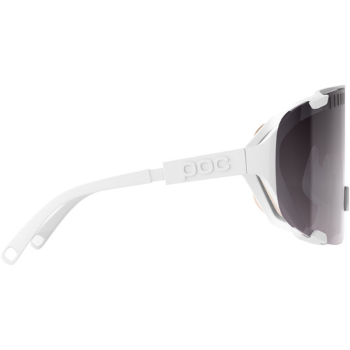 POC Devour WF Glasses Hydrogen White/Clarity Trail /Partly Sunny Silver Lens