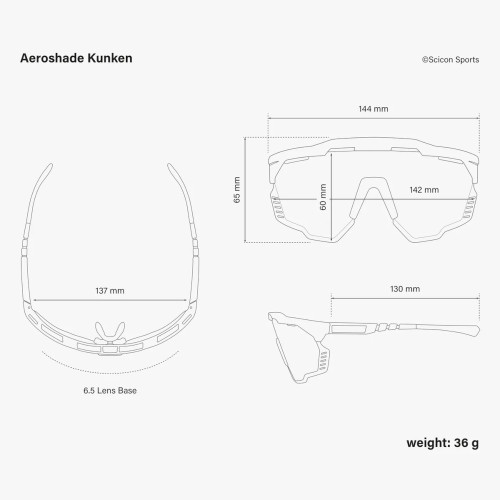 Scicon Aeroshade Kunken Multimirror Bronze/Black Gloss Sunglasses