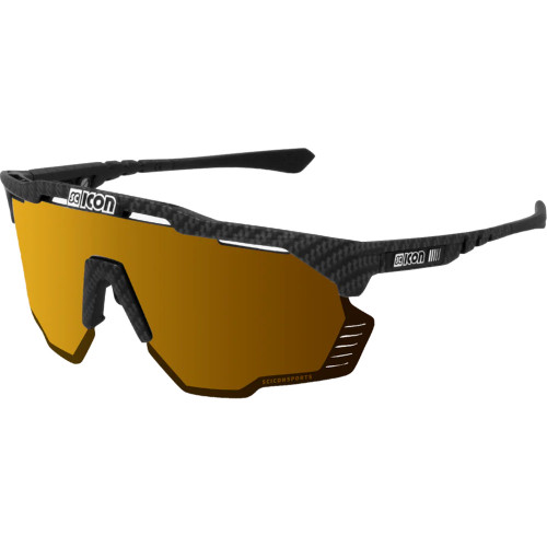 Carbon black scicon sunglasses with bronze mirror lens Carbon black scicon sunglasses with bronze mirror lens