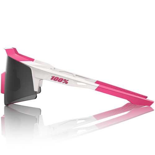 100% Speedcraft SL Sunglasses Puddy Pink White Smoke