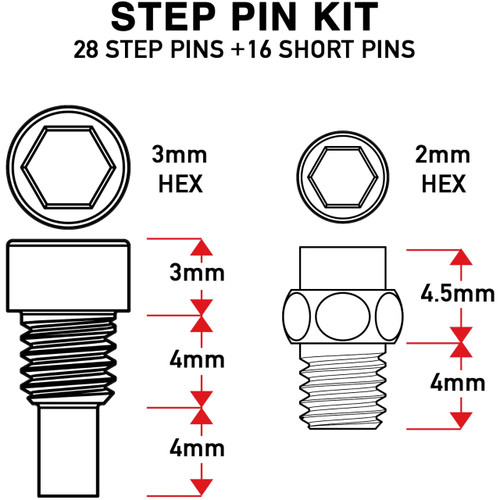 DMR Step Pin - Black