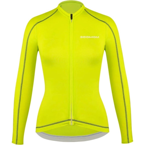 Soomom Women's Base LS Jersey - Lime