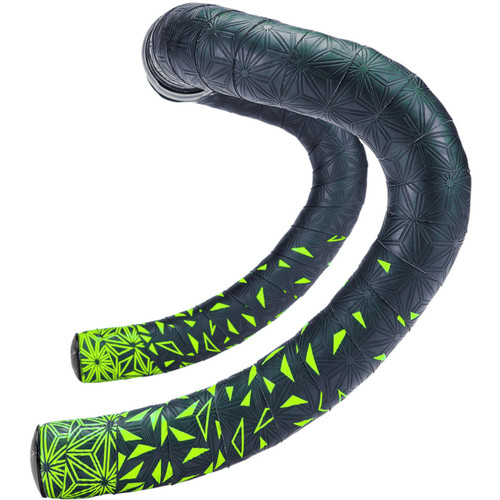 Supacaz Super Sticky Kush Star Fade Bar Tape Neon Yellow