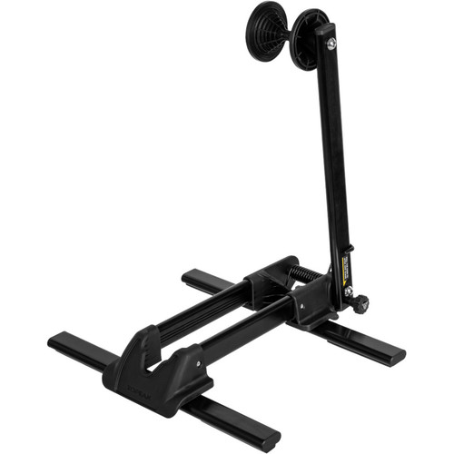Black bike floor stand