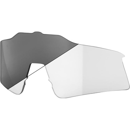 100% Speedcraft SL Sunglasses Replacement Photochromic Clear/Smoke Lens