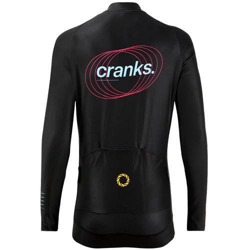 Caffeine and Cranks Pinnacle Thermal Jersey Blackstrike Womens