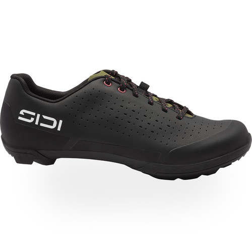 Sidi Asper Lace Gravel Shoes Black/Olive Green