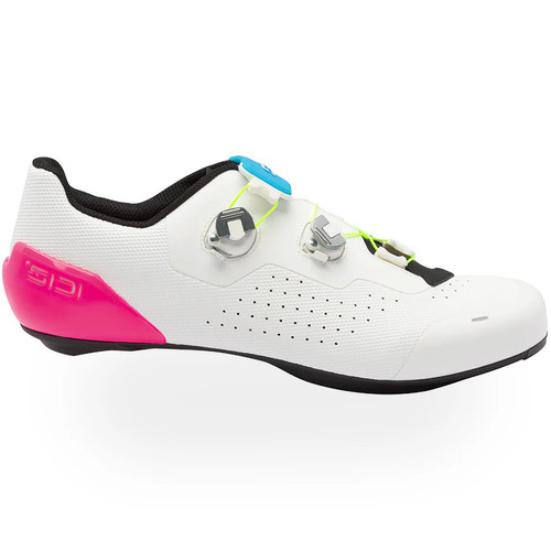 Sidi Genius X Wyve Road Shoes White/Fluo