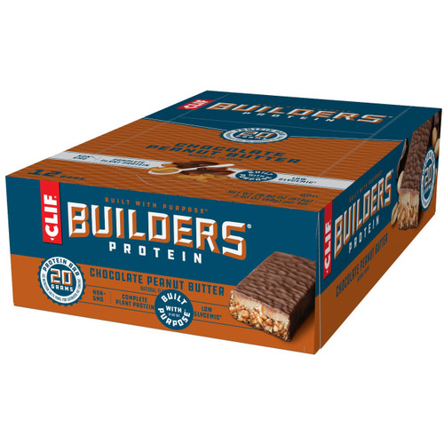 Clif Builders Protein Bar Choc Peanut Butter 68g x 12 Box - SHORT DATED