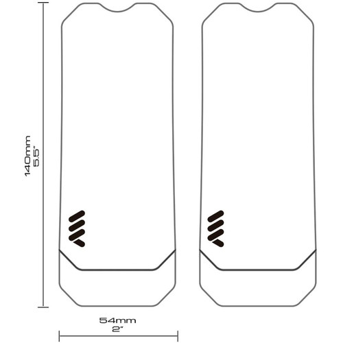 All Mountain Style Crank Guard - Black/Silver