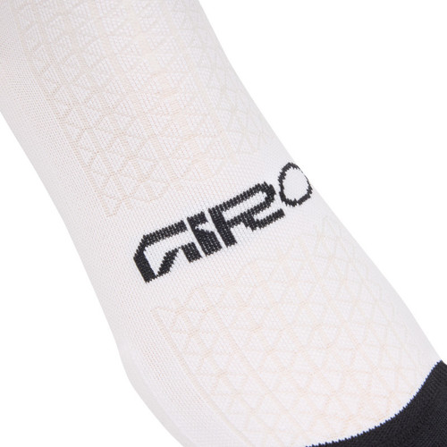Giro HRC Team Socks White/Black Logo