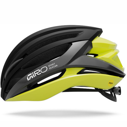 Giro Syntax Mips Road Helmet Matte Black/High Vis Yellow
